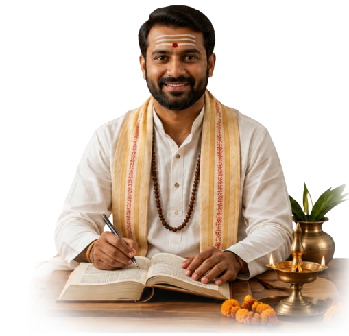 Dosh Kundli acharya writing horoscope analysis
